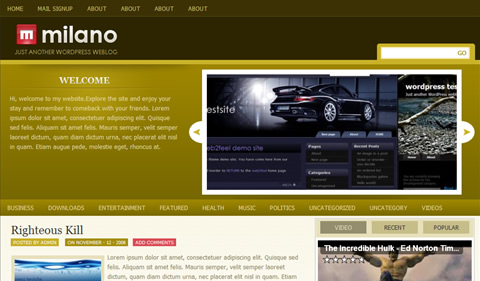 Free Wordpress themes