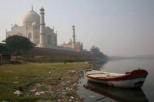Taj Mahal, the other side. Agra