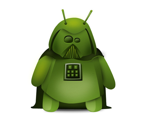 Darth Android illustration