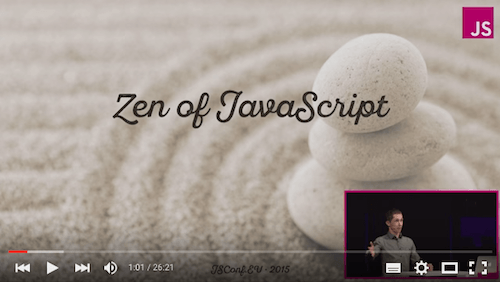 Dmitry Baranovskiy – Zen Of JavaScript