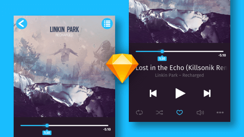 Music Player App UI Kit Freebie  Download Sketch Resource  Sketch Repo