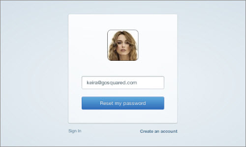 GoSquared Blog: Login Screen Design and UX