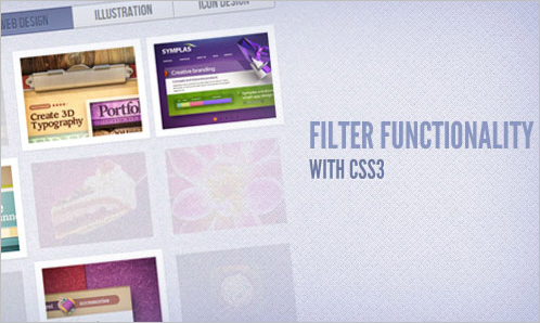 Filter Functionality with CSS3