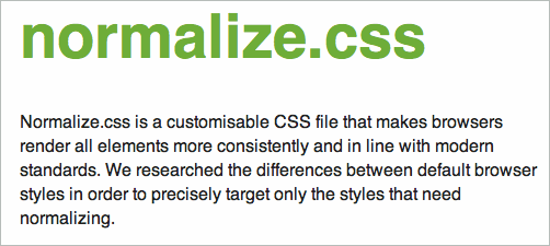 Normalize.css: A New Kind of CSS Reset