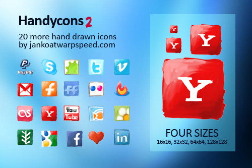Free Icons Round-Up - Handycons 2 - another free hand drawn icon set