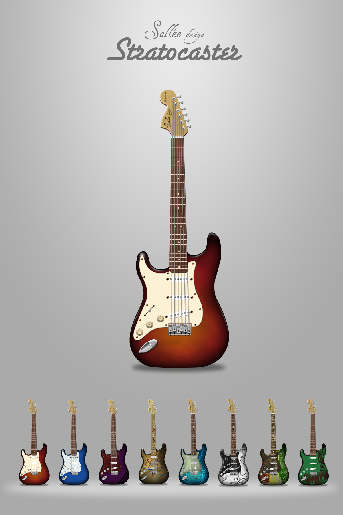 stratocaster Classic psd