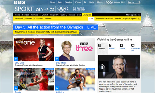 BBC Olympics: User Experience and Design