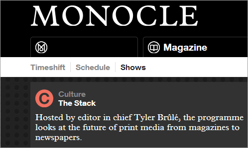 The Stack | Monocle 24