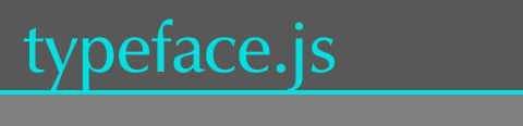 Typeface.js