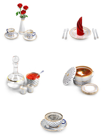 Imperial Porcelain Icons Set