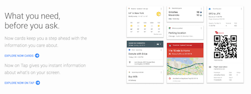 Google Now overview