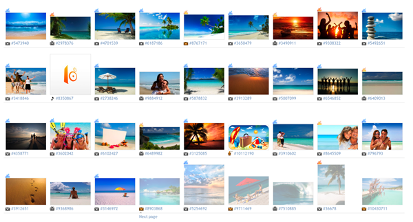 Search results for 'beach' on iStockPhoto.com