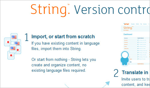 String: create a multi-language website or app