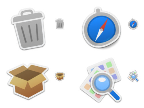 Freebies Icons - Iconfactory : Freeware : Sticker Pack 1