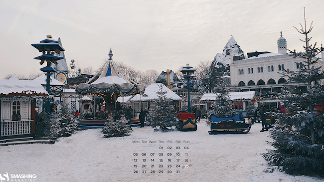 Christmas Wallpaper — Winter In Copenhagen