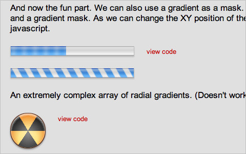 CSS3 Gradients 