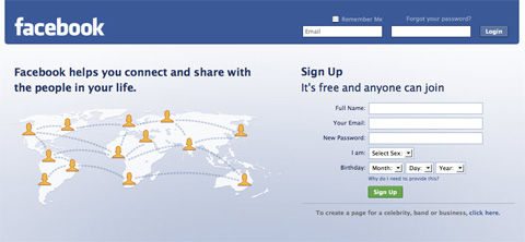 Screenshot-Social Network Site Purpose