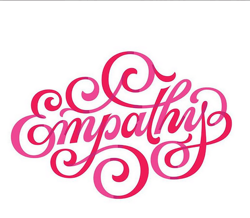 Empathy, hand lettering by Scott Biersack