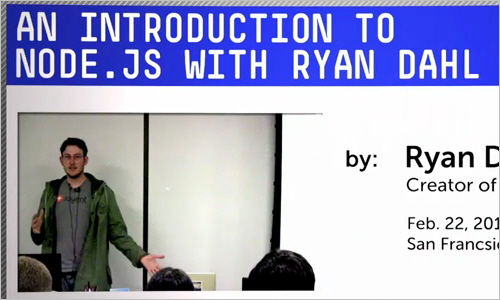 Introduction to Node.js with Ryan Dahl