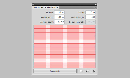 Modular Grid Pattern Extension