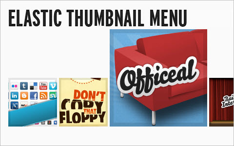 Sproing! – Make An Elastic Thumbnail Menu