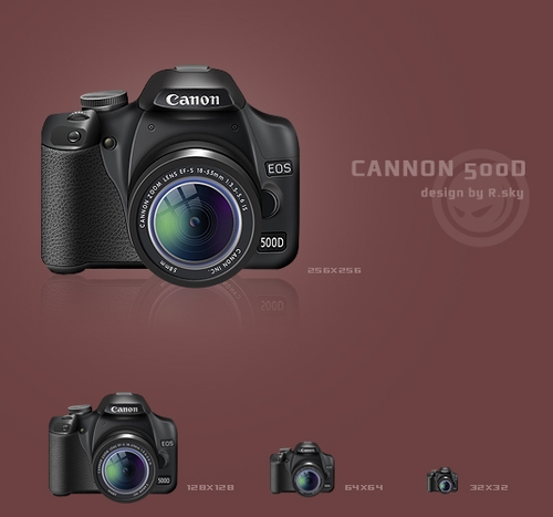 Free Icon Sets - CANON 500D ICON