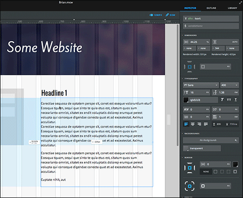 Layout elements in Macaw