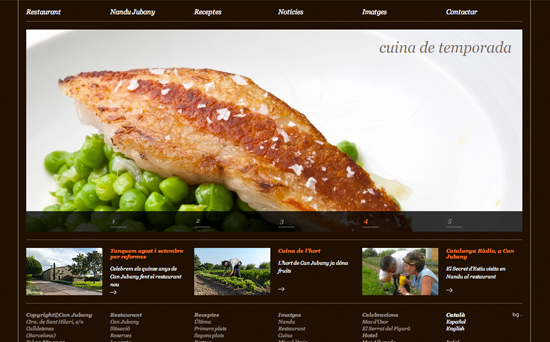 Restaurant image in Showcase of Appetizing Restaurant Websites