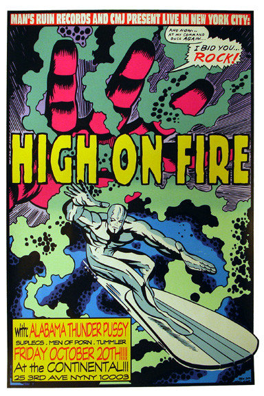 High On Fire by Frank Kozik