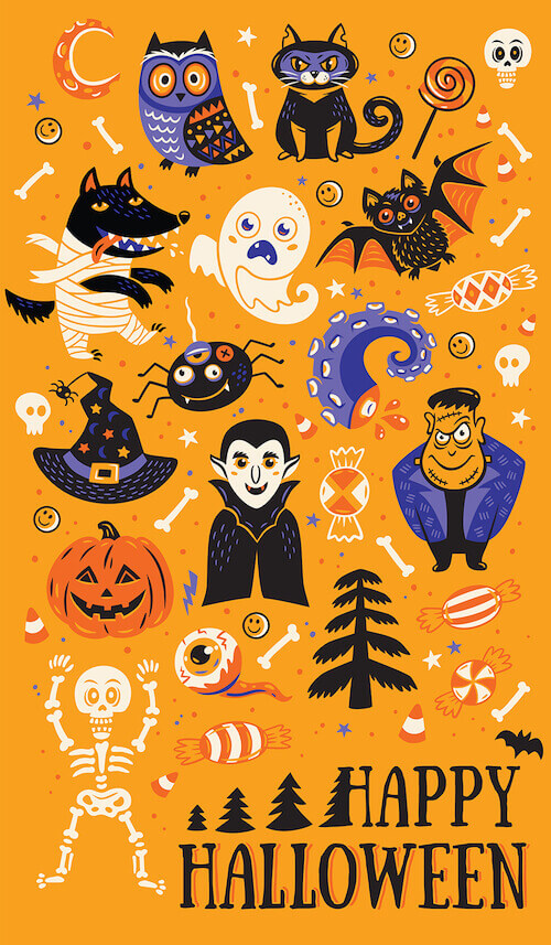 'Happy Halloween' by Anastasya Mutovina