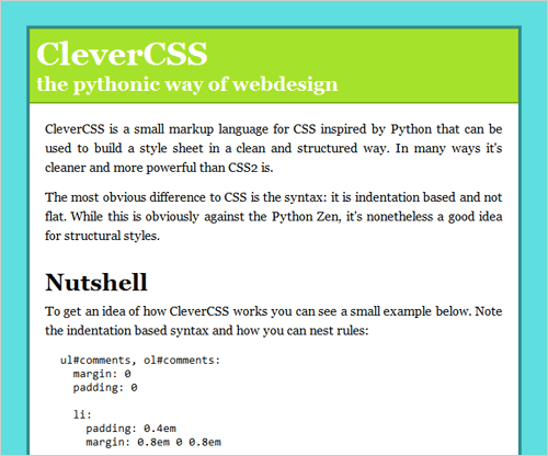 Clever CSS