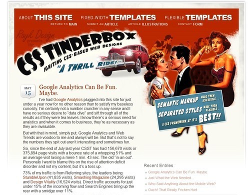 Retro and Vintage Designs - CSS Tinderbox