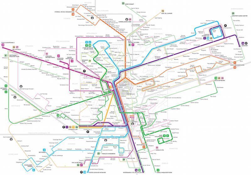 Transportation map design