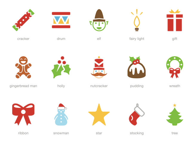 Festive Christmas Icon Pack