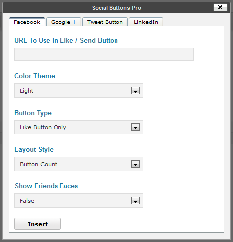 Social Buttons Pro