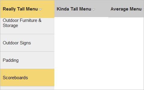 Solution For Very Long Dropdown Menus