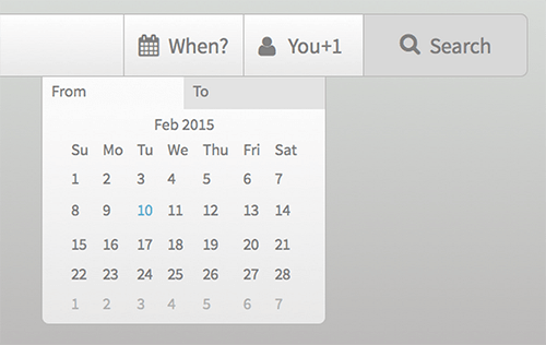 UI Mechanics of a Date Picker