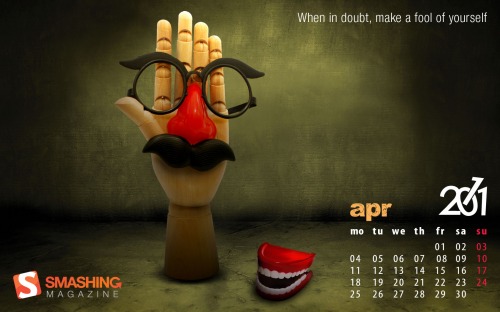 Smashing Wallpaper - April 2011