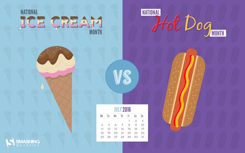 Ice Cream vs. Hot Dog