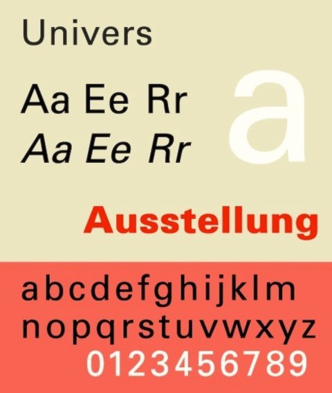 Adrian Frutiger's work