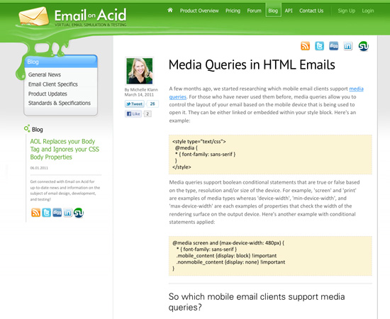 Html email tag