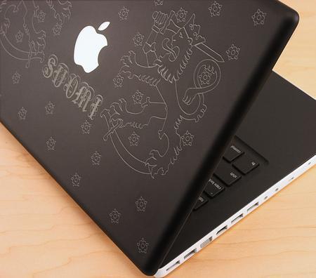 Laptop Designs - Flickr Photo Download: Finnish Black/White Macbook