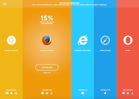 Outdated Browser