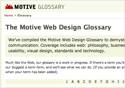 glossary