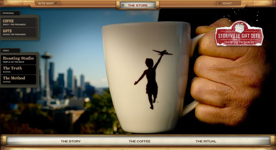 storyville, Coffee Company’s website