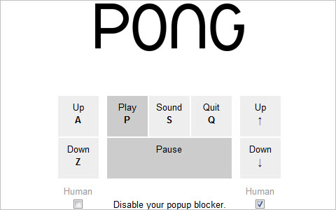 Browser Pong