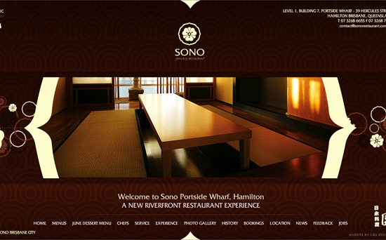 Restaurant image in Showcase of Appetizing Restaurant Websites