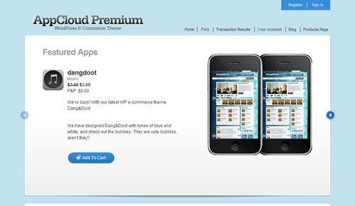 AppCloud - e-Commerce Theme (Free Version)