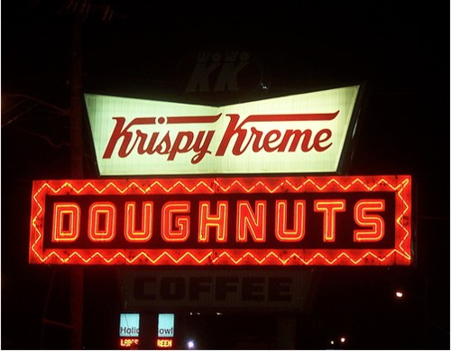 Vintage Signage - Krispy Kreme in Kolor