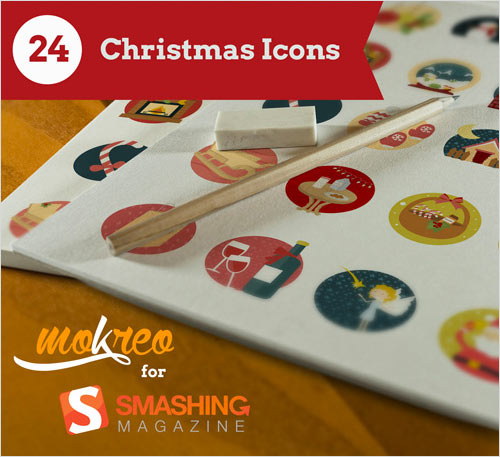 Freebie: Christmas Icon Set (24, Icons, AI, PSD, EPS, PDF, SVG, PNG)